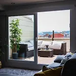 아파트 Lujoso Atico Entre 2 Playas Con Garaje, Terraza, Vistas Y Wifi 기욘