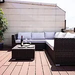 아파트 Lujoso Atico Entre 2 Playas Con Garaje, Terraza, Vistas Y Wifi *