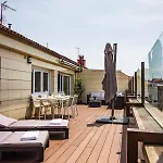 Lujoso Atico Entre 2 Playas Con Garaje, Terraza, Vistas Y Wifi * 기욘